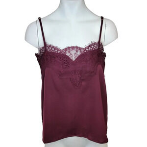Lulu's Lace  Top Silky Tank Size XS